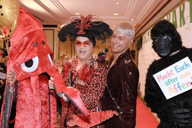 23.01.2026, Julian F. M. Stoeckel und Marcell Damaschke zu Ich bin ein Star Ð Holt mich hier raus!, Julian F.M. Stoeckel lädt zur legendären Dschungelparty, JW Marriott Hotel, Berlin, Berlin Deutschland, Germany