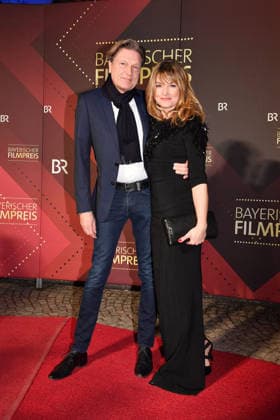 Roland Suso Richter and Ina Paule Klink attend the Bavarian Film Awards 2026 at Prinzregententheater on January 23, 2026 in Munich, Germany 47th Bavarian Film Awards Bayerischer Filmpreis in Munich, Germany