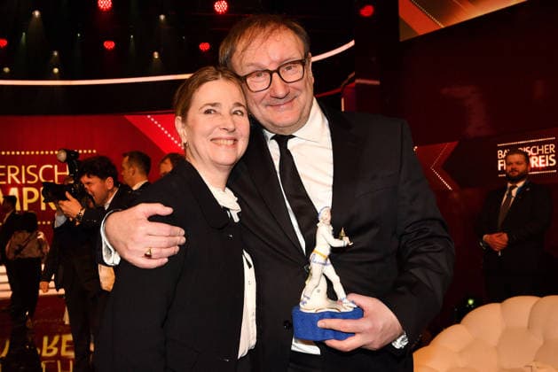 Christina Bock and Rainer Bock during the 47th Bavarian Film Awards 2025 (Bayerischer Filmpreis) at Prinzregententheater on January 23, 2026 in Munich, Germany 47th Bavarian Film Awards Bayerischer Filmpreis in Munich, Germany