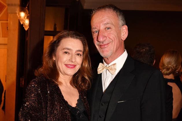 Elisabeth Romano and Heio von Stetten attend the Bavarian Film Awards 2026 at Prinzregententheater on January 23, 2026 in Munich, Germany. 47th Bavarian Film Awards Bayerischer Filmpreis in Munich, Germany