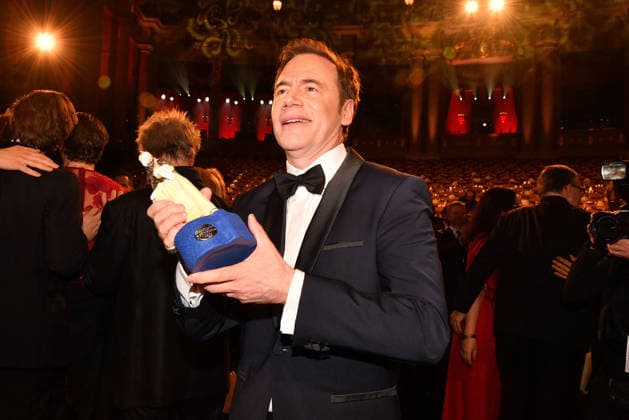 Award winner Michael Herbig poses on stage at the Bavarian Film Awards 2026 at Prinzregententheater on January 23, 2026 in Munich, Germany 47th Bavarian Film Awards Bayerischer Filmpreis in Munich, Germany