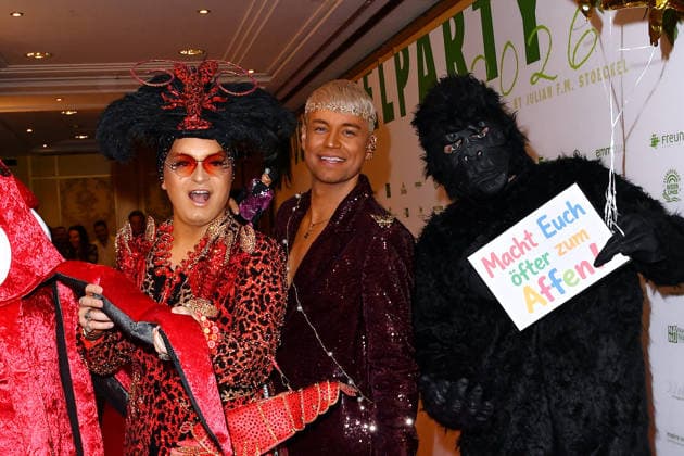 Julian Stoeckel und Marcell Damaschke bei der TV-Starts der neuen Staffel von Ich bin ein Star Holt mich hier raus! lädt Entertainer und Moderator Julian F.M. Stoeckel am Freitag, dem 23. Januar 2026 zur legendären Dschungelparty in Berlin am 23.01.2026