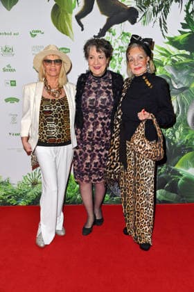 Rena Bilsbury, Helene Schneidernn und Karin Graefin Sassoli de Bianchi de Medici bei der TV-Starts der neuen Staffel von Ich bin ein Star Holt mich hier raus! lädt Entertainer und Moderator Julian F.M. Stoeckel am Freitag, dem 23. Januar 2026 zur legendären Dschungelparty in Berlin am 23.01.2026
