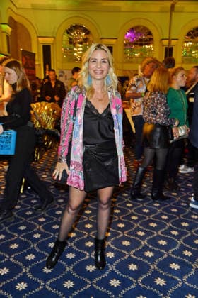 Susan Sideropoulus bei der TV-Starts der neuen Staffel von Ich bin ein Star Holt mich hier raus! lädt Entertainer und Moderator Julian F.M. Stoeckel am Freitag, dem 23. Januar 2026 zur legendären Dschungelparty in Berlin am 23.01.2026