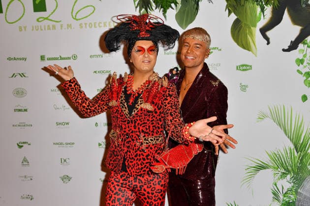 Julian Stoeckel und Marcell Damaschke bei der TV-Starts der neuen Staffel von Ich bin ein Star Holt mich hier raus! lädt Entertainer und Moderator Julian F.M. Stoeckel am Freitag, dem 23. Januar 2026 zur legendären Dschungelparty in Berlin am 23.01.2026