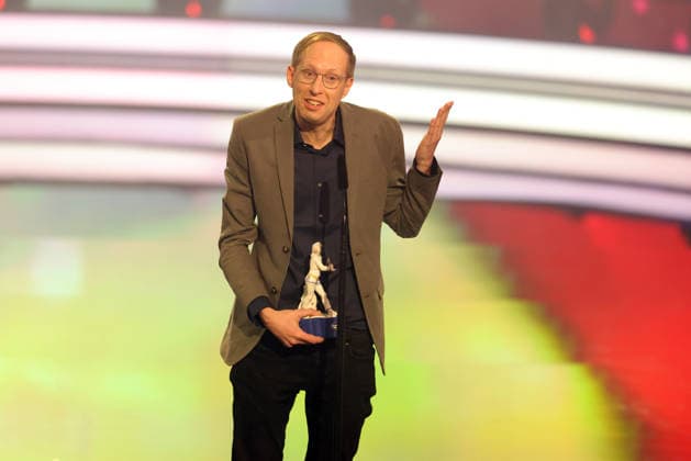 Bayerischer Filmpreis 2025 Daniel Abma bei seiner Dankesrede für seinen Preis in der Kategorie Bester Dokumentarfilm. Verleihung des 47. Bayerischen Filmpreises am 23.01.2026 im Prinzregententheater in München. Bayern, Deutschland. Der Bayerische Filmpreis wird seit 1979 von der Bayerischen Staatsregierung verliehen, um die Bedeutung des Kinofilms als Kulturgut herauszustellen.