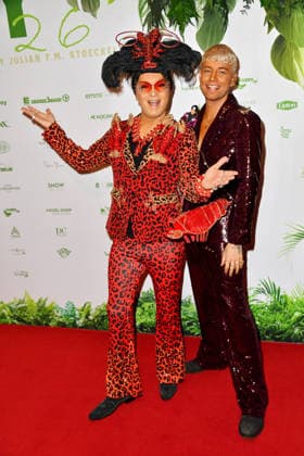 Julian F.M. Stoeckel und Marcell Damaschke bei der Dschungelparty zum TV-Start von Ich bin ein Star - Holt mich hier raus! (RTL) am 23.01.2026 im Hotel JW Marriott in Berlin Dschungelcamp- Party 2026 in Berlin