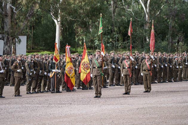 The King presides over the swearing in of the flag of the military troops of the Spanish Army in Cáceres King Felipe VI attends the oath before the flag of the military troops of the Spanish Army, at the Centro de Formación de Tropa Cefot nº 1, Santa Ana barracks, on January 24, 2026, in Cáceres, Extremadura Spain The Troop Training Center No. 1 CEFOT 1 is a military training center of the Spanish Army located in the vicinity of the Spanish city of Cáceres It is one of the two Troop Training Centers soldier, corporal and lance corporal in Spain along with the Troop Training Center No. 2, located in San Fernando Cadiz 24 JANUARY 2026 LAND ARMY FLAG SWEARING Caceres, Extremadura Caceres, Extremadura Spain  Copyright: xJavierxCintasx 7241095