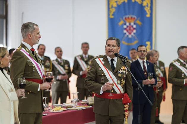 The King presides over the swearing in of the flag of the military troops of the Spanish Army in Cáceres King Felipe VI attends the oath before the flag of the military troops of the Spanish Army, at the Centro de Formación de Tropa Cefot nº 1, Santa Ana barracks, on January 24, 2026, in Cáceres, Extremadura Spain The Troop Training Center No. 1 CEFOT 1 is a military training center of the Spanish Army located in the vicinity of the Spanish city of Cáceres It is one of the two Troop Training Centers soldier, corporal and lance corporal in Spain along with the Troop Training Center No. 2, located in San Fernando Cadiz 24 JANUARY 2026 LAND ARMY FLAG SWEARING Caceres, Extremadura Caceres, Extremadura Spain  Copyright: xJavierxCintasx 7241096