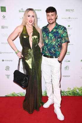 Lydia Kelovitz und Johannes Höfinger bei der 8. Dschungelparty zum Start der RTL Show Ich bin ein Star - Holt mich hier raus! im Hotel JW Marriott. Berlin, 23.01.2026