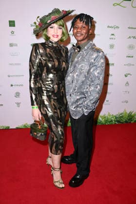 Pauline Stolze mit Gast bei der 8. Dschungelparty zum Start der RTL Show Ich bin ein Star - Holt mich hier raus! im Hotel JW Marriott. Berlin, 23.01.2026