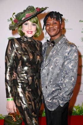 Pauline Stolze mit Gast bei der 8. Dschungelparty zum Start der RTL Show Ich bin ein Star - Holt mich hier raus! im Hotel JW Marriott. Berlin, 23.01.2026