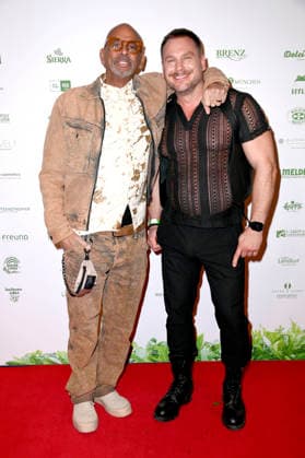 Pierre Sanoussi-Bliss und Kai Schmidhuber bei der 8. Dschungelparty zum Start der RTL Show Ich bin ein Star - Holt mich hier raus! im Hotel JW Marriott. Berlin, 23.01.2026