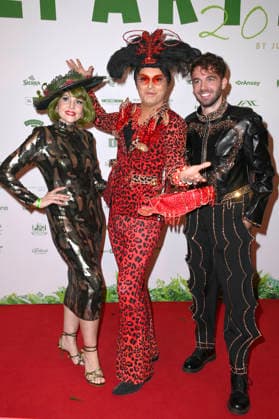 Pauline Stolze, Julian F.M. Stoeckel und Gast bei der 8. Dschungelparty zum Start der RTL Show Ich bin ein Star - Holt mich hier raus! im Hotel JW Marriott. Berlin, 23.01.2026
