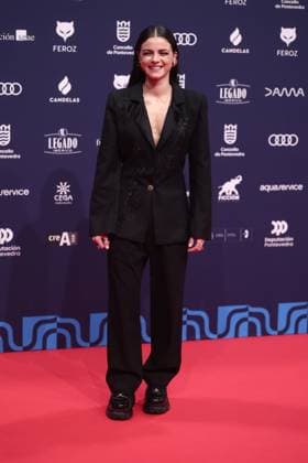 Red carpet of the Feroz Awards 2026 Influencer and singer Lucía de la Puerta poses on the red carpet of the Feroz Awards 2026, at the Pazo da Cultura, on January 24, 2026, in Pontevedra, Galicia Spain The Feroz Awards are presented annually by the Spanish Association of Cinematographic Informers since 2014 with the aim of highlighting the best of the years audiovisual production, both in film and television 24 JANUARY 2026 Pontevedra Galicia Galicia Pontevedra Galicia Galicia Spain  Copyright: xEduardoxParrax 7241537