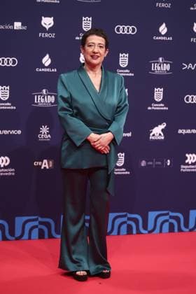 Red carpet of the Feroz Awards 2026 Journalist María Guerra poses on the red carpet of the Feroz Awards 2026, at the Pazo da Cultura, on January 24, 2026, in Pontevedra, Galicia Spain The Feroz Awards are presented annually by the Asociación de Informadores Cinematográficos de Espana since 2014 with the aim of highlighting the best of audiovisual production of the year, both in film and television 24 JANUARY 2026 Espana  Copyright: xEduardoxParrax 7241542