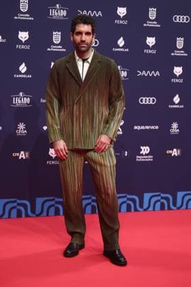Red carpet of the Feroz Awards 2026 Actor Tamar Novas poses on the red carpet of the Feroz Awards 2026, at the Pazo da Cultura, on January 24, 2026, in Pontevedra, Galicia Spain The Feroz Awards are presented annually by the Asociación de Informadores Cinematográficos de Espana since 2014 with the aim of highlighting the best of the years audiovisual production, both in film and television 24 JANUARY 2026 Pontevedra Galicia Pontevedra Galicia Galicia Espana  Copyright: xEduardoxParrax 7241600