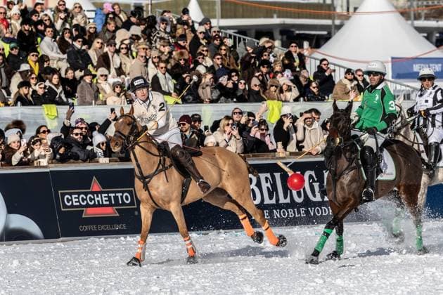 St Moritz, The Netherlands, 2026-01-24 14:54:35 2026-01-24, St Moritz, CH. Snow Polo World Cup St Moritz 2026 day 2. Photo: NL Image David Heukers. Credit: NL Beeld Heukers Media  Copyright: xx x