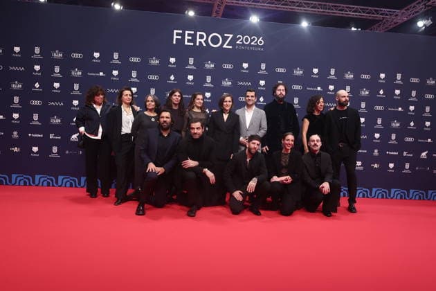 Red carpet of the Feroz Awards 2026 The Romería team poses on the red carpet of the Feroz Awards 2026, at the Pazo da Cultura, on January 24, 2026, in Pontevedra, Galicia Spain The Feroz Awards are presented annually by the Asociación de Informadores Cinematográficos de Espana since 2014 with the aim of highlighting the best of the years audiovisual production, both in film and television 24 JANUARY 2026 Pontevedra Galicia Pontevedra Galicia Galicia Espana  Copyright: xEduardoxParrax 7241855