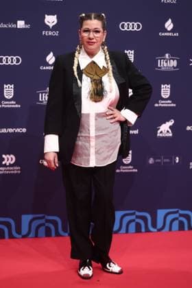 Red carpet of the Feroz Awards 2026 Comedian María José Charro poses on the red carpet of the Feroz Awards 2026, at the Pazo da Cultura, on January 24, 2026, in Pontevedra, Galicia Spain The Feroz Awards are presented annually by the Asociación de Informadores Cinematográficos de Espana since 2014 with the aim of highlighting the best of the years audiovisual production, both in film and television 24 JANUARY 2026 Pontevedra Galicia Galicia Pontevedra Galicia Galicia Espana  Copyright: xEduardoxParrax 7241897