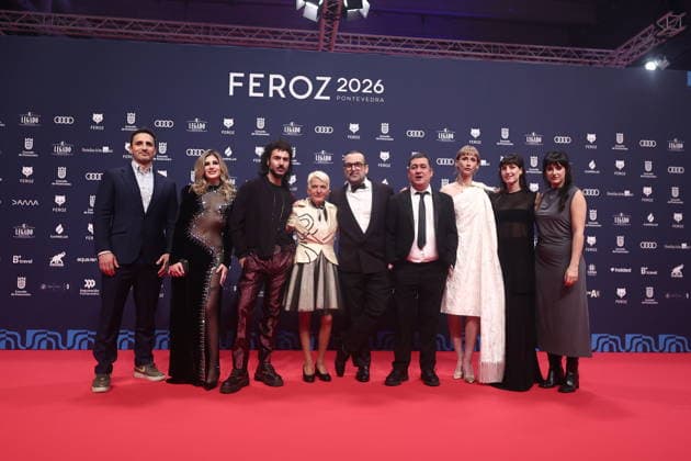 Red carpet of the Feroz Awards 2026 The Superestar team poses on the red carpet of the Feroz Awards 2026, at the Pazo da Cultura, on January 24, 2026, in Pontevedra, Galicia Spain The Feroz Awards are presented annually by the Asociación de Informadores Cinematográficos de Espana since 2014 with the aim of highlighting the best of the years audiovisual production, both in film and television 24 JANUARY 2026 Pontevedra Galicia Pontevedra Galicia Galicia Espana  Copyright: xEduardoxParrax 7241898