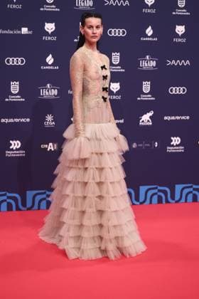 Red carpet of the Feroz Awards 2026 Actress Milena Smit poses on the red carpet of the Feroz Awards 2026, at the Pazo da Cultura, on January 24, 2026, in Pontevedra, Galicia Spain The Feroz Awards are presented annually by the Asociación de Informadores Cinematográficos de Espana since 2014 with the aim of highlighting the best of the years audiovisual production, both in film and television 24 JANUARY 2026 Pontevedra Galicia Pontevedra Galicia Galicia Espana  Copyright: xEduardoxParrax 7241948