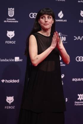 Red carpet of the Feroz Awards 2026 Actress Rocío Ibánez poses on the red carpet of the Feroz Awards 2026, at the Pazo da Cultura, on January 24, 2026, in Pontevedra, Galicia Spain The Feroz Awards are presented annually by the Asociación de Informadores Cinematográficos de Espana since 2014 with the aim of highlighting the best of the years audiovisual production, both in film and television 24 JANUARY 2026 Pontevedra Galicia Galicia Pontevedra Galicia Galicia Spain  Copyright: xEduardoxParrax 7241964