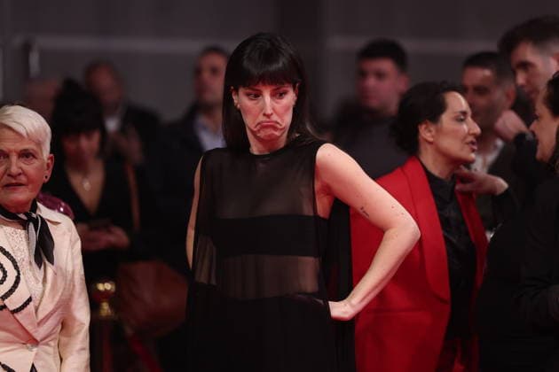Red carpet of the Feroz Awards 2026 Actress Rocío Ibánez poses on the red carpet of the Feroz Awards 2026, at the Pazo da Cultura, on January 24, 2026, in Pontevedra, Galicia Spain The Feroz Awards are presented annually by the Asociación de Informadores Cinematográficos de Espana since 2014 with the aim of highlighting the best of the years audiovisual production, both in film and television 24 JANUARY 2026 Pontevedra Galicia Galicia Pontevedra Galicia Galicia Spain  Copyright: xEduardoxParrax 7241965