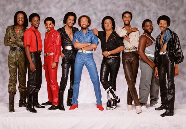 RECORD DATE NOT STATED RECORD DATE NOT STATED Earth Wind & Fire (Verdine White, Philip Bailey, Ralph Johnson, Larry Dunn, Maurice White, Roland Bautista, Andrew Woolfolk, Johnny Graham) 1981 EDITORIAL USE ONLY  Copyright: BobbyxHollandxx
