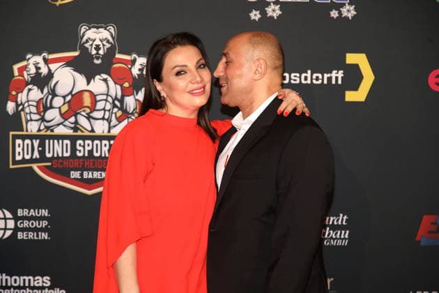 Verleihung des Ehrenpreis des Berliner Presseballs für Presse- und Meinungsfreiheit Berlin, 24..01.2026 Arthur Abraham mit Ehefrau Lusya Hovhannisyan bei der Verleihung des Ehrenpreises des Berliner Presseballs für Presse- und Meinungsfreiheit im Hotel JW Marriott in Berlin Berlin Copyright: xMatthiasxGränzdörferx