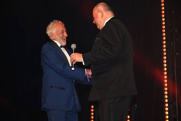 Verleihung des Ehrenpreis des Berliner Presseballs für Presse- und Meinungsfreiheit Berlin, 24..01.2026 Dieter Hallervorden und Walter Kohl bei der Verleihung des Ehrenpreises des Berliner Presseballs für Presse- und Meinungsfreiheit im Hotel JW Marriott in Berlin Berlin Copyright: xMatthiasxGränzdörferx
