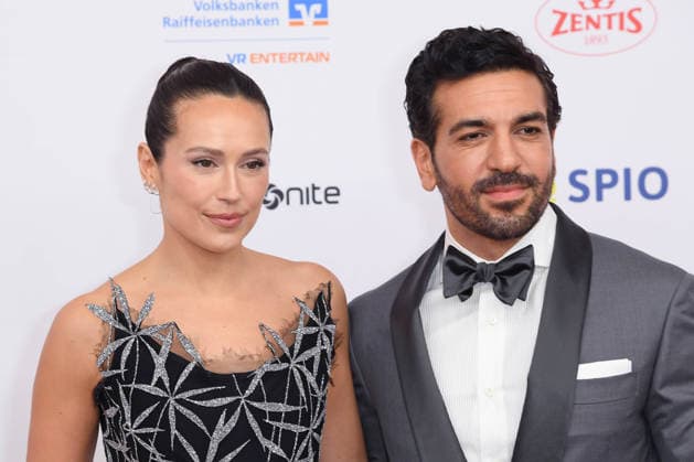 Elyas M Barek mit Ehefrau Jessica M™Barek - Portraits beim 50. DEUTSCHEN FILMBALL im Hotel Bayerischer Hof in München am 24.01.2026