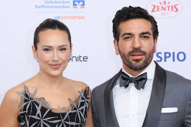 Elyas M Barek mit Ehefrau Jessica M™Barek - Portraits beim 50. DEUTSCHEN FILMBALL im Hotel Bayerischer Hof in München am 24.01.2026