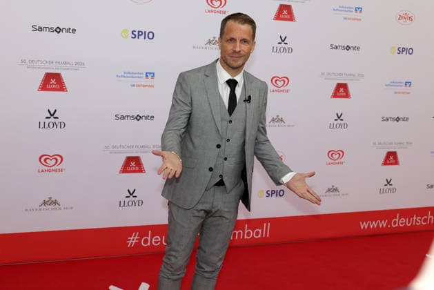 Deutscher Filmball 2026 Oliver Pocher auf dem roten Teppich. 50. Deutscher Filmball 2026 am 24.01.2026 im Hotel Bayerischer Hof in München. Bayern, Deutschland.