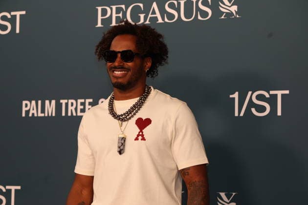 HALLANDALE, FLORIDA - JANUARY 24: DJ Ruckus attends the Pegasus World Cup at Gulfstream Park on January 24, 2026 in Hallandale, Florida. ..People: DJ Ruckus. Hallandale United States Of America - ZUMAs214 20260124_aba_s214_072 Copyright: xSMGx