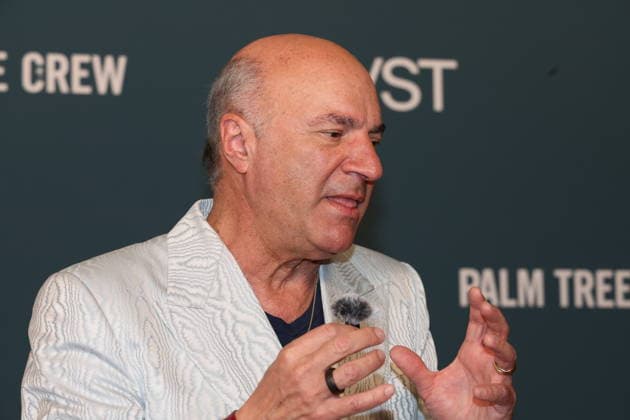 HALLANDALE, FLORIDA - JANUARY 24: Kevin O Leary and Linda O Leary attends the Pegasus World Cup at Gulfstream Park on January 24, 2026 in Hallandale, Florida. People: Kevin O Leary and Linda O Leary Copyright: xhoome.com MediaPunchx