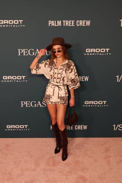 HALLANDALE, FLORIDA - JANUARY 24: Kat Shear attends the Pegasus World Cup at Gulfstream Park on January 24, 2026 in Hallandale, Florida. People: Kat Shear Copyright: xhoome.com MediaPunchx