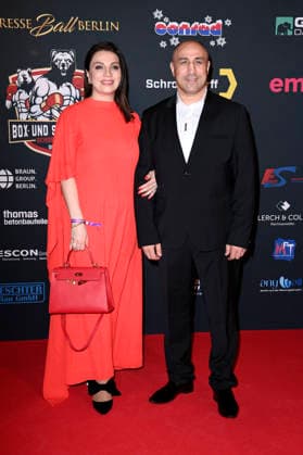 Arthur Abraham mit Ehefrau Lusya Hovhannisyan beim Presseball Berlin 2026 im JW Marriott Hotel. Berlin, 24.01.2026