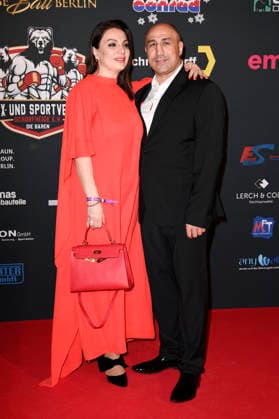Arthur Abraham mit Ehefrau Lusya Hovhannisyan beim Presseball Berlin 2026 im JW Marriott Hotel. Berlin, 24.01.2026