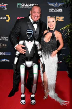 Markus Rühl mit Ehefrau Alicja Krafczyk beim Presseball Berlin 2026 im JW Marriott Hotel. Berlin, 24.01.2026