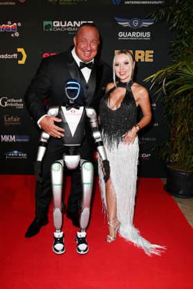 Markus Rühl mit Ehefrau Alicja Krafczyk beim Presseball Berlin 2026 im JW Marriott Hotel. Berlin, 24.01.2026
