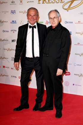 Mario Koss und Gerard Biard beim Presseball Berlin 2026 im JW Marriott Hotel. Berlin, 24.01.2026