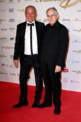 Mario Koss und Gerard Biard beim Presseball Berlin 2026 im JW Marriott Hotel. Berlin, 24.01.2026