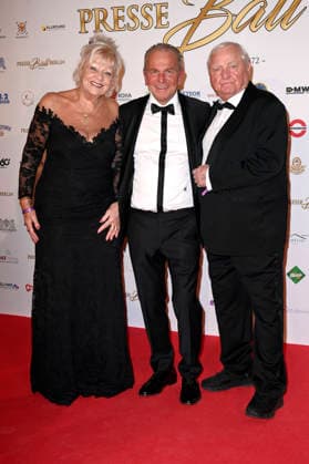 Margret Wegner, Mario Koss und Ulli Wegner beim Presseball Berlin 2026 im JW Marriott Hotel. Berlin, 24.01.2026
