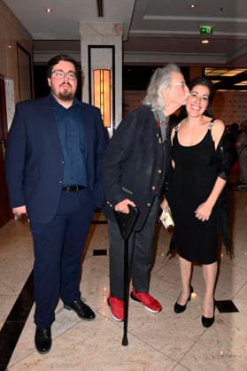 Jean Pütz mit Ehefrau Anna Pütz und Sohn Jean Pütz jr. beim Presseball Berlin 2026 im JW Marriott Hotel. Berlin, 24.01.2026