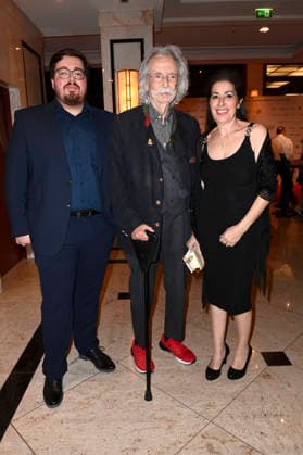 Jean Pütz mit Ehefrau Anna Pütz und Sohn Jean Pütz jr. beim Presseball Berlin 2026 im JW Marriott Hotel. Berlin, 24.01.2026