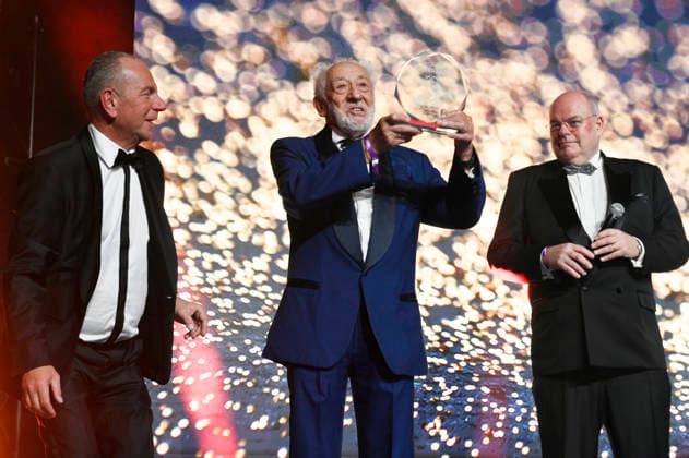 Mario Koss, Dieter Hallervorden und Walter Kohl beim Presseball Berlin 2026 im JW Marriott Hotel. Berlin, 24.01.2026