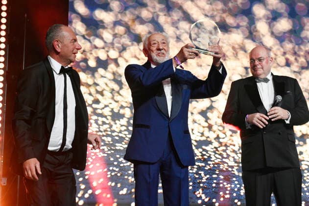 Mario Koss, Dieter Hallervorden und Walter Kohl beim Presseball Berlin 2026 im JW Marriott Hotel. Berlin, 24.01.2026