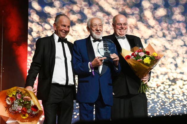Mario Koss, Dieter Hallervorden und Walter Kohl beim Presseball Berlin 2026 im JW Marriott Hotel. Berlin, 24.01.2026