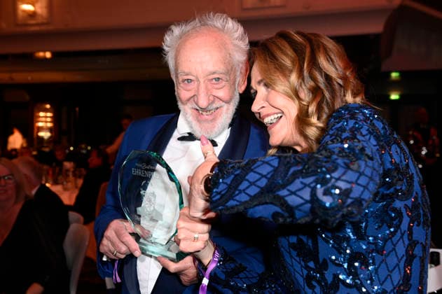 Dieter Hallervorden mit Ehefrau Christiane Zander beim Presseball Berlin 2026 im JW Marriott Hotel. Berlin, 24.01.2026